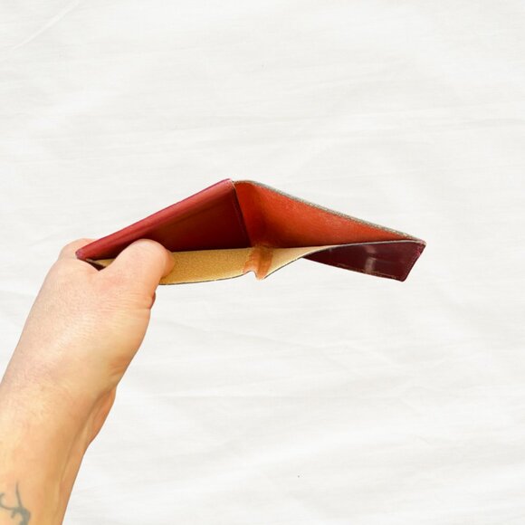 Vintage Etienne Aigner Burgundy Leather Wallet | Heritage Style - Picture 5 of 5